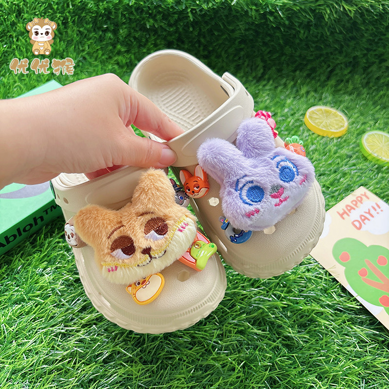 女童洞洞鞋儿童宝宝拖鞋家居室内小孩小朋友防滑居家鞋子春季夏季