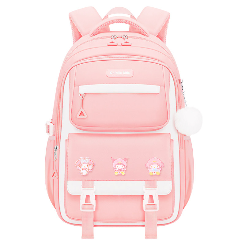 女孩书包小学生儿童三到六女生初中生一年级减重护脊轻便二大容量