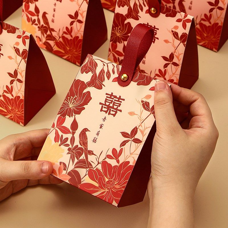 结婚喜糖盒子伴手礼糖果礼盒装婚礼礼糖空盒子2024新款手提喜糖袋,节庆用品/礼品,糖盒/糖盒配件,淘宝优惠券,粉丝福利购,淘宝优惠卷