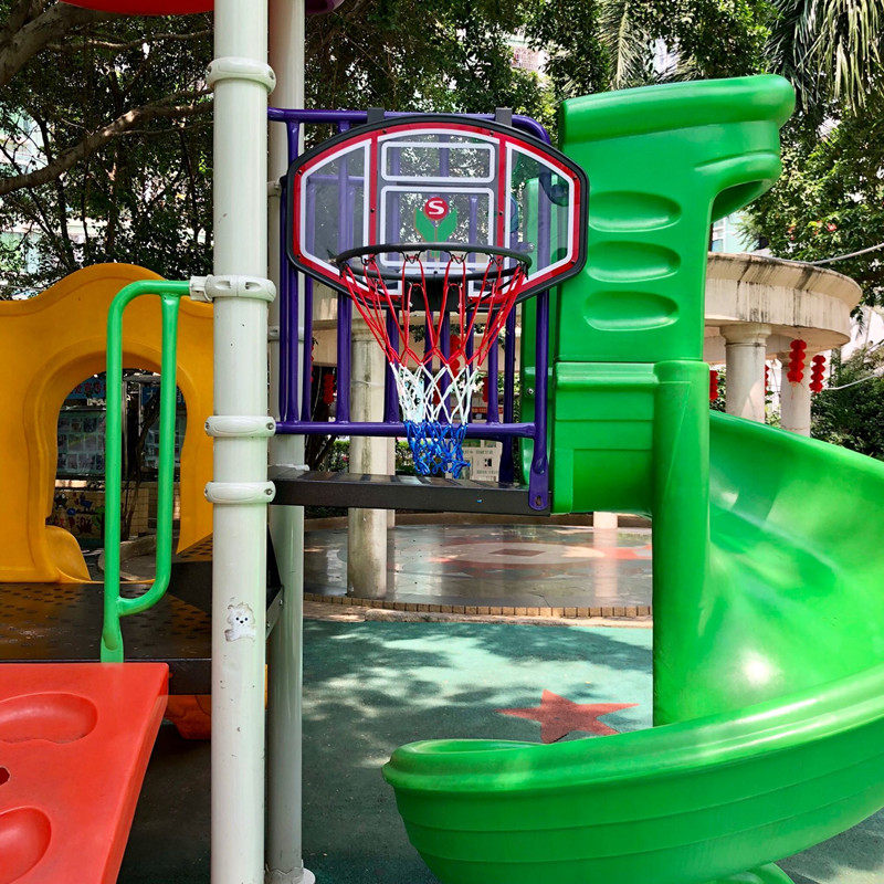 幼儿园儿童中小学生壁挂式篮板 篮圈 挂钩式篮球架 篮球框 投篮筐