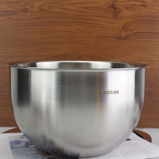 出德欧式加深料理盆1810不锈钢轻奢搅拌盆打发防溅烘焙揉面洗菜盆