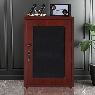 丹莱梅克影院KTV会议室音响器材设备功放机柜实木颗粒板机架子