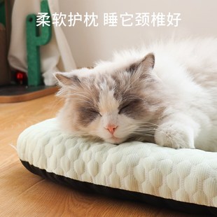 猫窝四季 窝 通用夏季 冰豆豆宠物狗窝垫子不易粘毛防撕咬猫咪睡觉