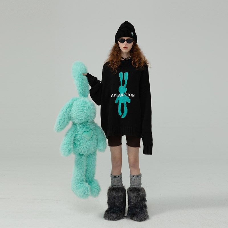 APPARITION 潮流长耳兔毛绒公仔玩偶 新年情侣礼物
