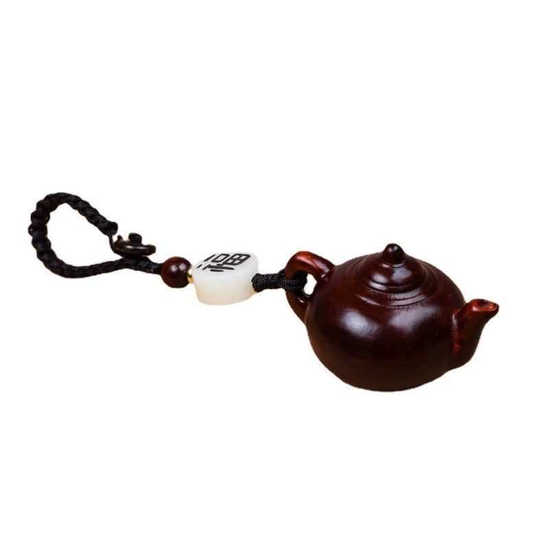 紫檀木把把壶汽车钥匙扣挂件把把胡小壶茶壶手把件手机链吊坠配饰,节庆用品/礼品,钥匙扣,淘宝优惠券,粉丝福利购,淘宝优惠卷