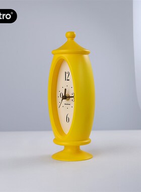 啵乔botro钟台式钟表摆件摆放式客厅桌面座钟时钟台钟静音高颜值