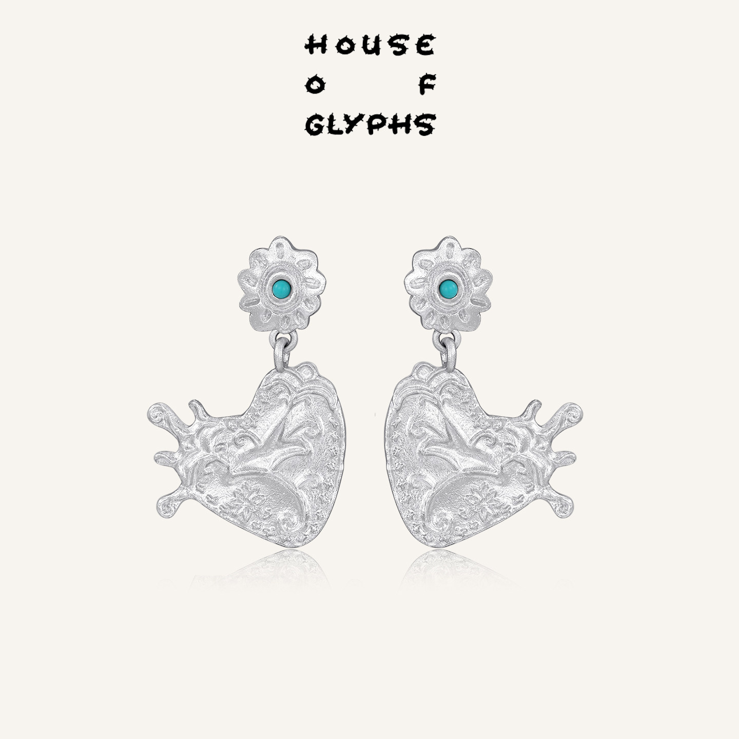House of Glyphs符界HOG原创设计爱美丽松石耳坠