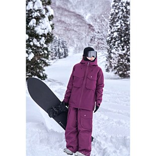 awka滑雪服套装女款男士2025新款3L加棉保暖单板防水外套上衣秋冬