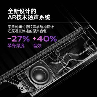 初学者家用幼师电子 特伦斯V50可折叠电钢琴88键盘便携式
