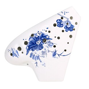 木火陶笛三管AC调进阶专业演奏青花瓷复3管熏烧中音C调吹奏乐器