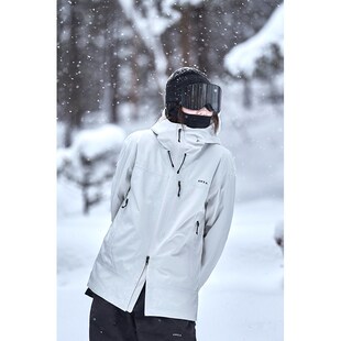awka滑雪服女款男士单板上衣外套冬季保暖2025新款专业成人3L防水
