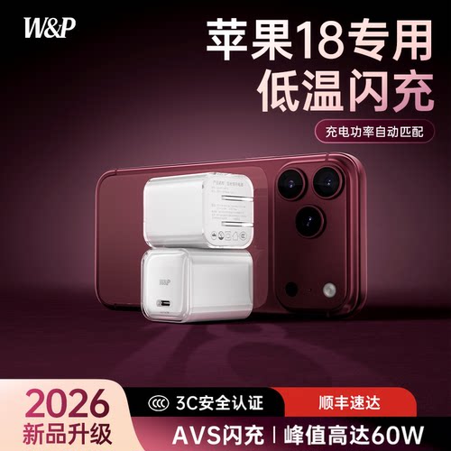 【ip18首选】wp67w小冰晶充电器