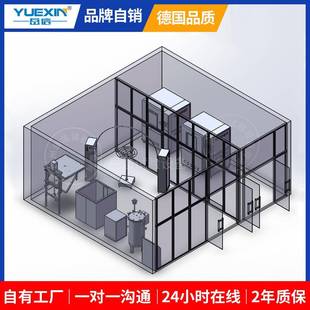 防水试验箱 大型汽车淋雨试验房IPX123456K789K喷淋房测试台摆杆式