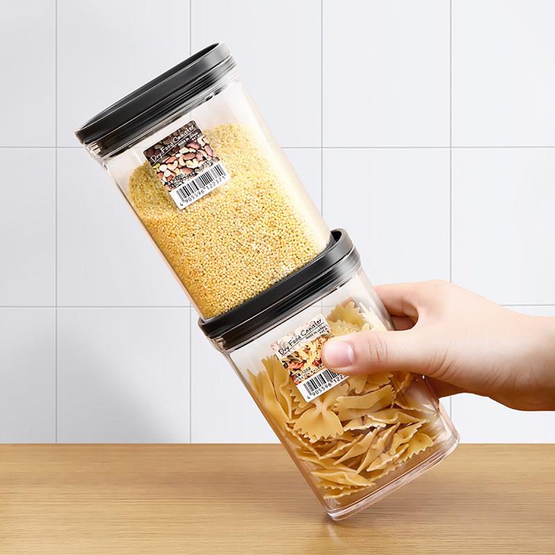 日本进口inomata砂糖密封罐塑料食品级白糖咖啡茶叶防潮防虫罐子