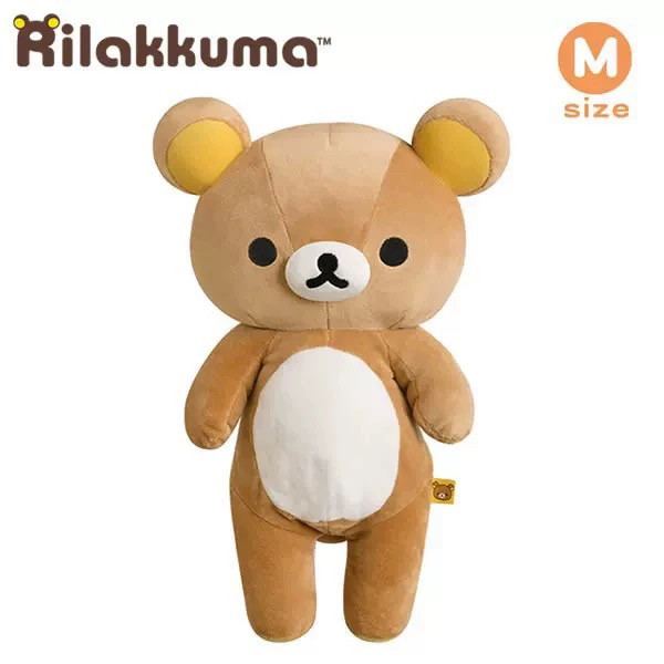 日本轻松熊玩偶公仔抱枕rilakkuma肥宅挂件SML易烊千玺同款国现