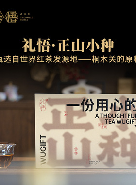 泽悟-礼悟正山小种120g 武夷山正岩红茶高端国风礼盒送礼首选