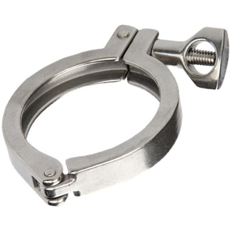 卫生级快装卡箍304/201不锈钢接头卡盘抱箍快速接头端头卡扣管夹