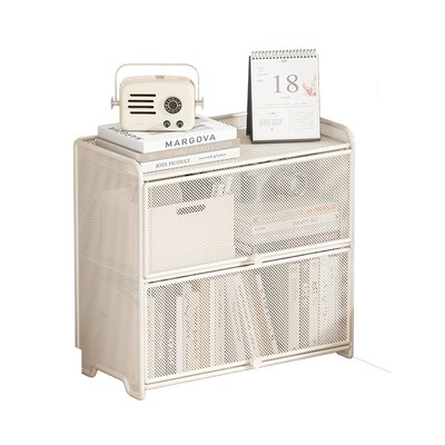 桌面置物架办公室工位神器分层杂物收纳储物架家用书桌多层简易架