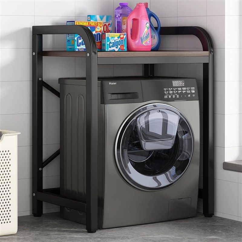 滚筒洗衣机上方置物架浴室多层z不锈钢收纳架卫生间架子洗浴用品