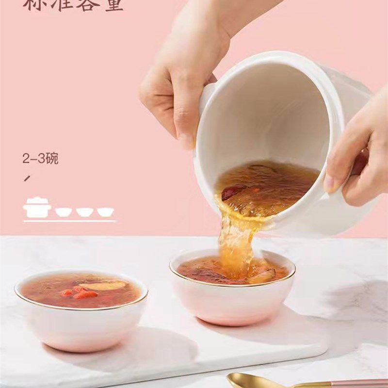 电炖盅隔水炖家用2人全自动宝宝炖锅bb煲煮粥小型婴儿辅食煲粥锅
