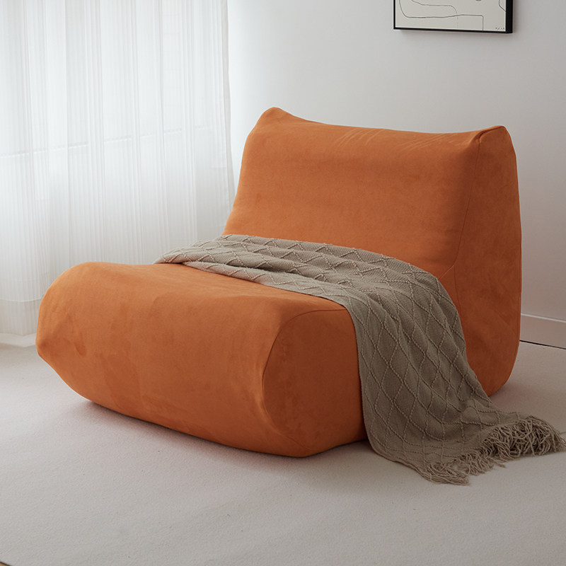 电动多功能毛毛虫沙发套 网红懒人椅套罩 简约现代旋转单人躺椅套