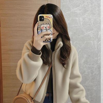 独特漂亮的初冬浅咖色毛茸