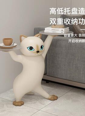 妖娆猫落地摆件客厅大型家居装饰品新家乔迁新居礼品搬家开 业礼