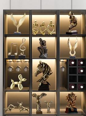 轻奢高档装饰品摆件简约现代客厅电视柜家居饰品酒柜玄关大气摆设