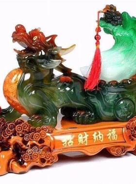 招财貔貅摆件白菜工艺品摆件家居装饰品送礼开业酒柜办公桌摆件