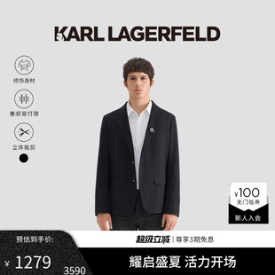 男士 KARL 外套老佛爷 两粒扣轻商务休闲西装 新款 LAGERFELD 25春季
