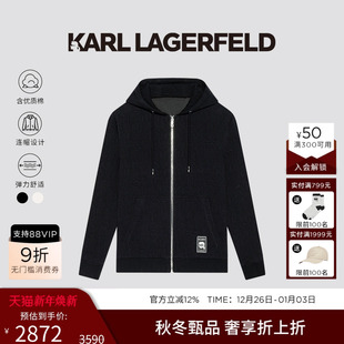 经典 棉 老花夹克男女同款 老佛爷25秋冬新品 KARL 男装 LAGERFELD