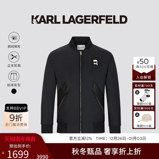 棒球服式 85%鹅绒 短款 羽绒服25秋冬新款 KARL 老佛爷男装 LAGER