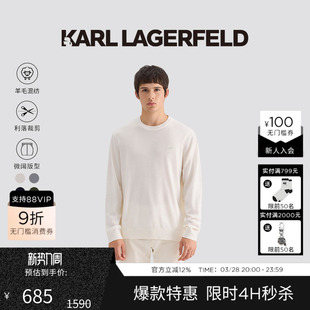 2025秋季 绵羊毛 新款 软糯针织衫 毛衣老佛爷 KARL 男士 LAGERFELD