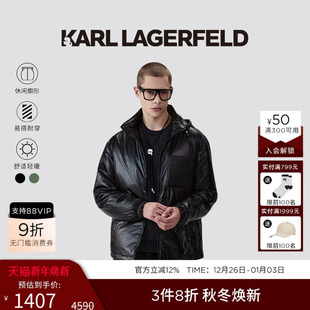 棉服老佛爷男装 新款 LAGERFELD卡尔拉格斐2024冬季 KARL