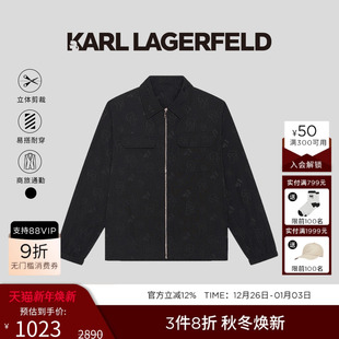 LAGERFELD卡尔拉格斐 翻领休闲夹克男士 棉 新款 老佛爷 春季 KARL