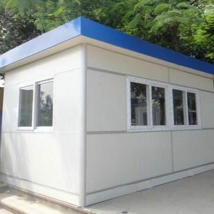 岗亭门卫亭保安亭成品小区值班室停车场不锈钢收费亭跨境款执勤室