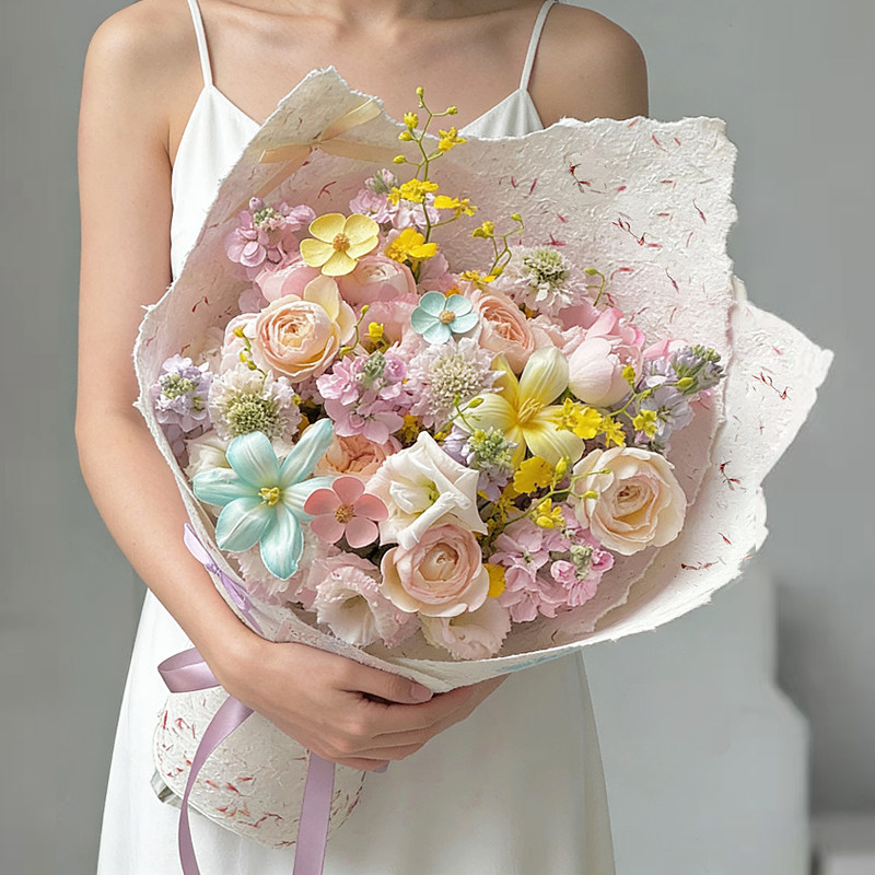 鲜花包装纸手撕花瓣纸东巴纸手工diy花艺包装材料花店专用包花纸,鲜花速递/花卉仿真/绿植园艺,花艺包装纸,淘宝优惠券,粉丝福利购,淘宝优惠卷