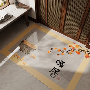 入口地垫可切割成门入口地毯透明F软玻璃防滑地垫防污除尘