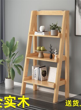 实木落地a多层卧室床边置物架客厅沙发旁床头小儿童书架收纳架一