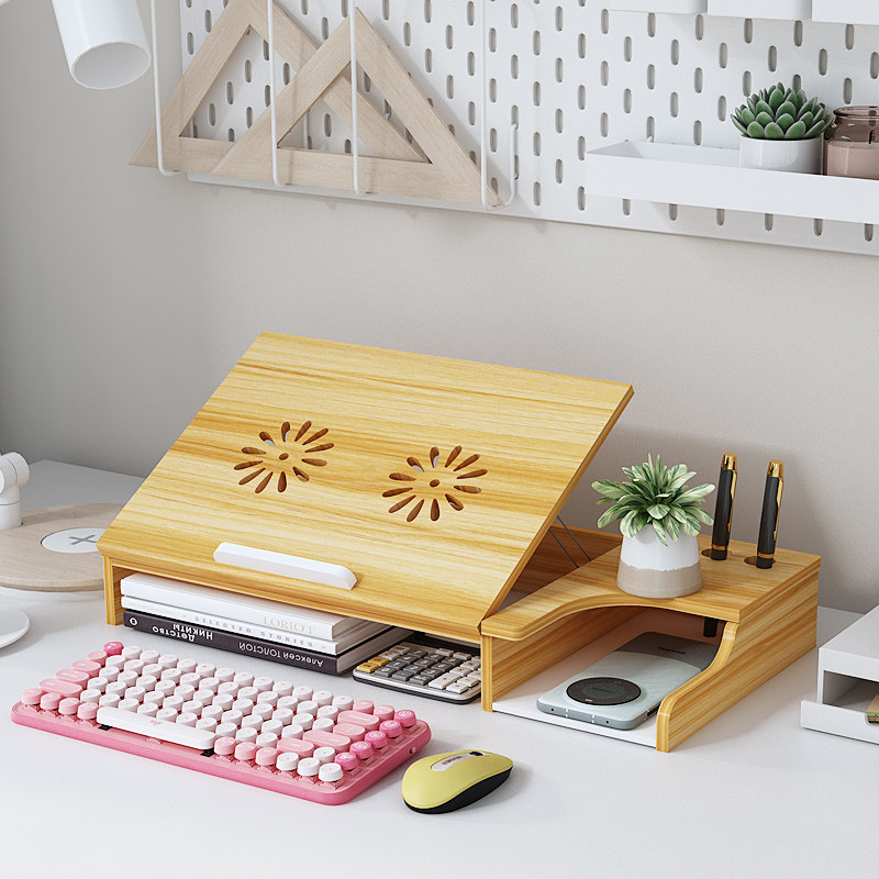 桌面可调节电脑增高架办公室工位笔记型电脑散热支架升降式置物架,收纳整理,桌面收纳盒,淘宝优惠券,粉丝福利购,淘宝优惠卷