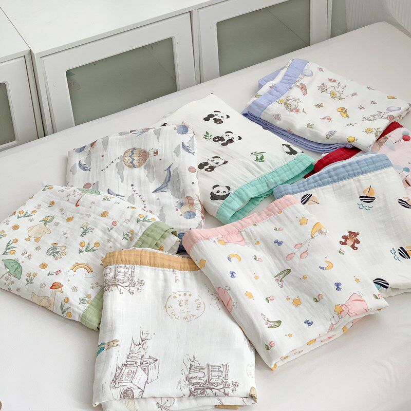 竹纤维纱布毯毛巾被夏凉被夏被儿童午睡毯婴儿毯子盖毯宝宝空调被,床上用品,休闲毯/毛毯/绒毯,淘宝优惠券,粉丝福利购,淘宝优惠卷