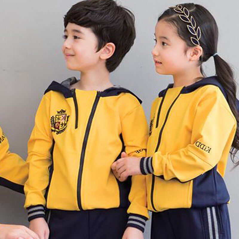 幼儿园园服春秋装教师幼师老师工作服小学生校服套装运动班服定制