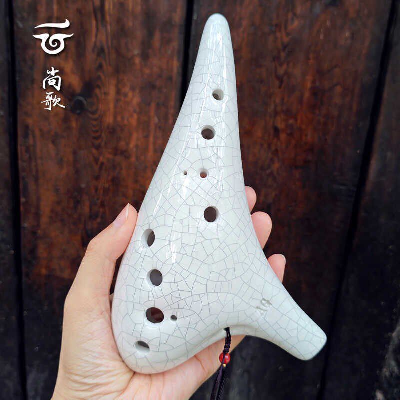 陶笛12孔AG调中音G调古风十二孔陶瓷材质成人学生演奏便携小乐器