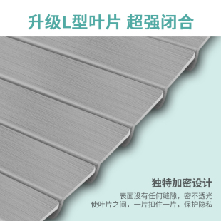 防水遮光厨房防油 pvc百叶窗帘帘定制卫生间浴室免打孔2021年新款