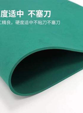 厂家现货 65度高弹eva模切绿色橡胶刀模弹垫 kn95口罩机滚刀泡棉