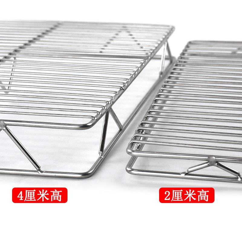 不锈钢猪肉网架置物架烘焙架蛋糕晾晒网摆肉架卖猪肉架子专用垫网
