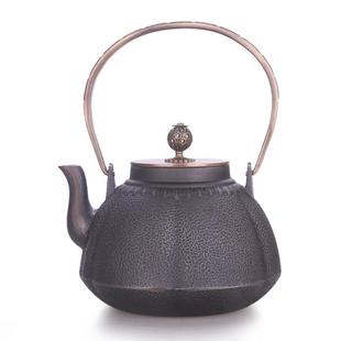 铸铁茶具手工生铁壶泡茶壶铸铁壶无涂层烧水壶家用样板间茶室摆件