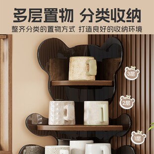 亚克力桌面转角置物架墙角三角形收纳架化妆品护肤品整理架水杯架