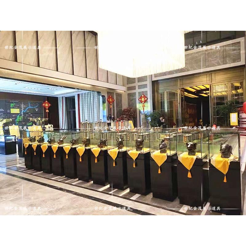 烤漆展会陶瓷展柜珠宝首饰玻璃柜台玉器展柜博物馆陈列柜展览柜