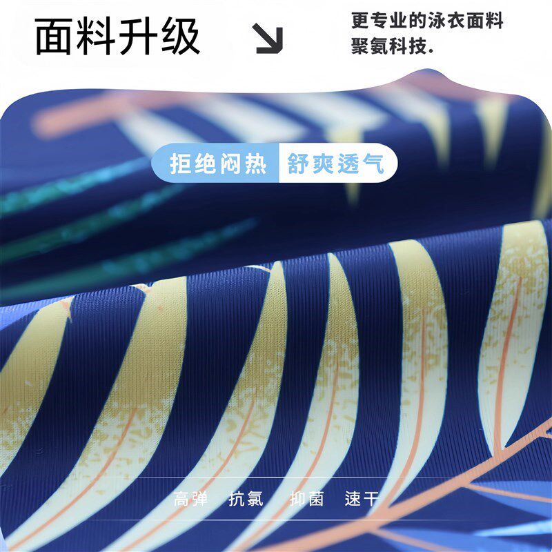 泳衣女款中老年妈妈中长版泳衣保守遮肚显L瘦连身如厕大尺码温泉